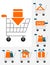 Shopping chart icons
