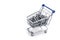 Shopping chart or supermarket trolley with zinc self drilling drywall anchors