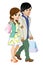 Shopping Couple,Spring Fashion