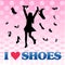 Shopping girl love shoes