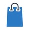 Shopping glyph colour vector  icon