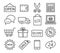 Shopping Line Icons