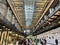 Shopping mall inside the Battersea Power Station in London - Opening day