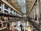 Shopping mall inside the Battersea Power Station in London - Opening day