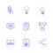 shopping , money , bank , dollar, invoice , eps icons set vecto