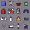 Shopping pixel icon