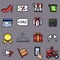 Shopping pixel icon