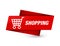 Shopping premium red tag sign