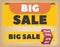 Shopping Promotion Big Sale and Discount Vector