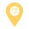 Shopping store location map pin icon. Element of map point for mobile concept and web apps. Icon for website design and developmen