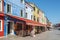 Shopping street Burano, Italy