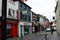 Shopping street in the city of Ennis Ireland