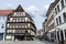 Shopping street in Hamelin, Lower Saxony, Germany