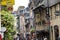 Shopping street, Honfleur, Normandy, France