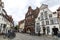 Shopping street in Lunenburg, Germany