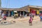 Shopping street in a small rural village in Kenya