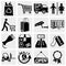 Shopping, supermarket services set of icons