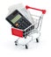 Shopping Trolley With Receipts And Calculator