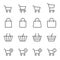 Shopping Vector Line Icon Set. Contains such Icons as Shopping Cart, Shopping Bag, Buy, Delete, Error and more. Expanded Stroke