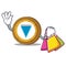 Shopping Verge coin character cartoon