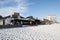 Shops, bars and hotels along Casino Beach in Pensacola, Florida