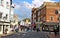 Shops and market place in Kingston upon Thames Surrey