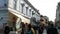 Shops and People on Shopping Road in Belgrade City Center Downtown