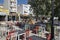 Shops and restaurants at the harbor, Crete, Ierapetra