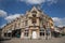 Shops in the town centre in Cirencester, Gloucestershire, UK