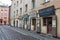 Shops and workshops facade in Kazimierz Jewish district. Krakow, Poland.