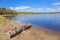 Shore of Karelian lake