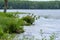 The shore of Lake Dusia at PrelomciÅ¡kÄ— mound in Meteliai regional park