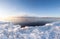 Shore Of Lake Onega Covered With Ice 