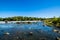 Shore Line of Great Falls Park, Virginia Side Summer time