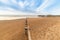 Shore with pier in Hastings, East Sussex, UK