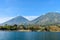 Shore of San Lucas Toliman - village at lake Atitlan, Department of Solola in Guatemala