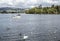 Shore view of Lake Windermere in the Lake District