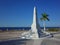 The shorefront promenade of Campeche in Mexico