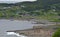 Shoreline along the town of Flatrock, NL