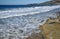 Shoreline at Brooks and Oak Street Beach in Laguna Beach, California.