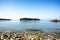 Shoreline Island Scene - Acadia National Park