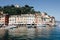 Shoreline of Portofino during summer season in a sunny day - Italy 1