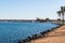 Shoreline of Sunset Point Park in San Diego