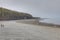 Shoreline view at Bay of Fundy, Nova Scotia, place of huge tides