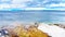 The shoreline of Yellowstone Lake at the West Thumb Geyser Basin in Yellowstone National Park