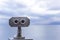 On the shores of Antalya, binoculars of  landscape