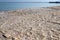 The shores of the Dead Sea in the Judean Desert on the border between Israel and Jordan.