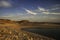 Shores of the Lake Mead at sunset