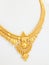 Short gold necklace