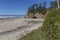 Short sand beach and tide pool of Oregon state